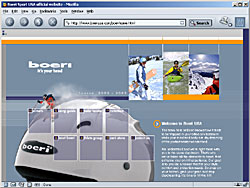 Screenshot of BoeriUSA.com